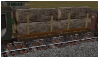 Pulpwood Flatcar A era