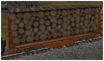 Pulpwood Flatcar C era