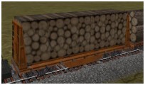 Pulpwood Flatcar D era