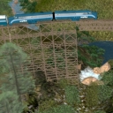 On the trestle